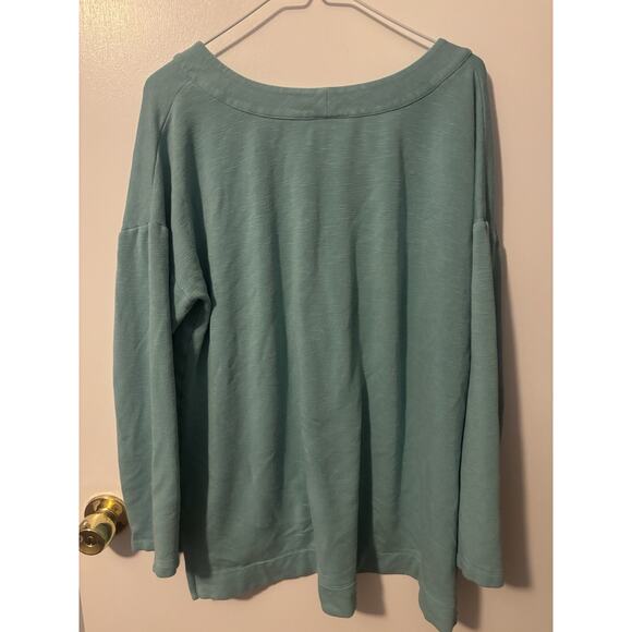 J. Jill Aqua Ultra Soft Long Sleeve Top - Picture 5 of 5